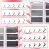 600 Tufts Of D-Curve Single Tufts Of False Eyelashes 8-16Mmdiy Segmented Self-Grafting Natural Dense Hair