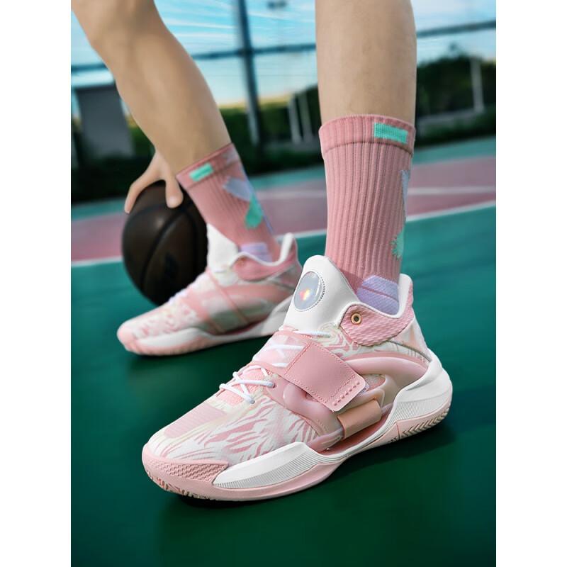 Splash 5th generation basketball shoes men's luminous winter velvet cotton female students children's sports shoes women's actual combat sneakers m