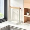 Vertical Cutting Board Organizer - Punch-Free Kitchen Storage Rack