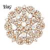 Wedding Party Jewelry Hollowout Star Rhinestone Brooch for Women, Dainty Decorative Lapel Daily Wear Pin, Sparkling Accessory