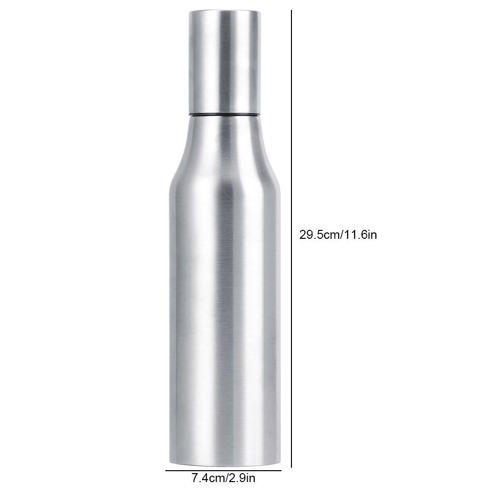 Acciaio Inossidabile 304 Antipolvere A Prova di Perdite Olio Aceto Bottiglia Dispenser Vaso Strumenti da Cucina(Taglia L 1000ml )