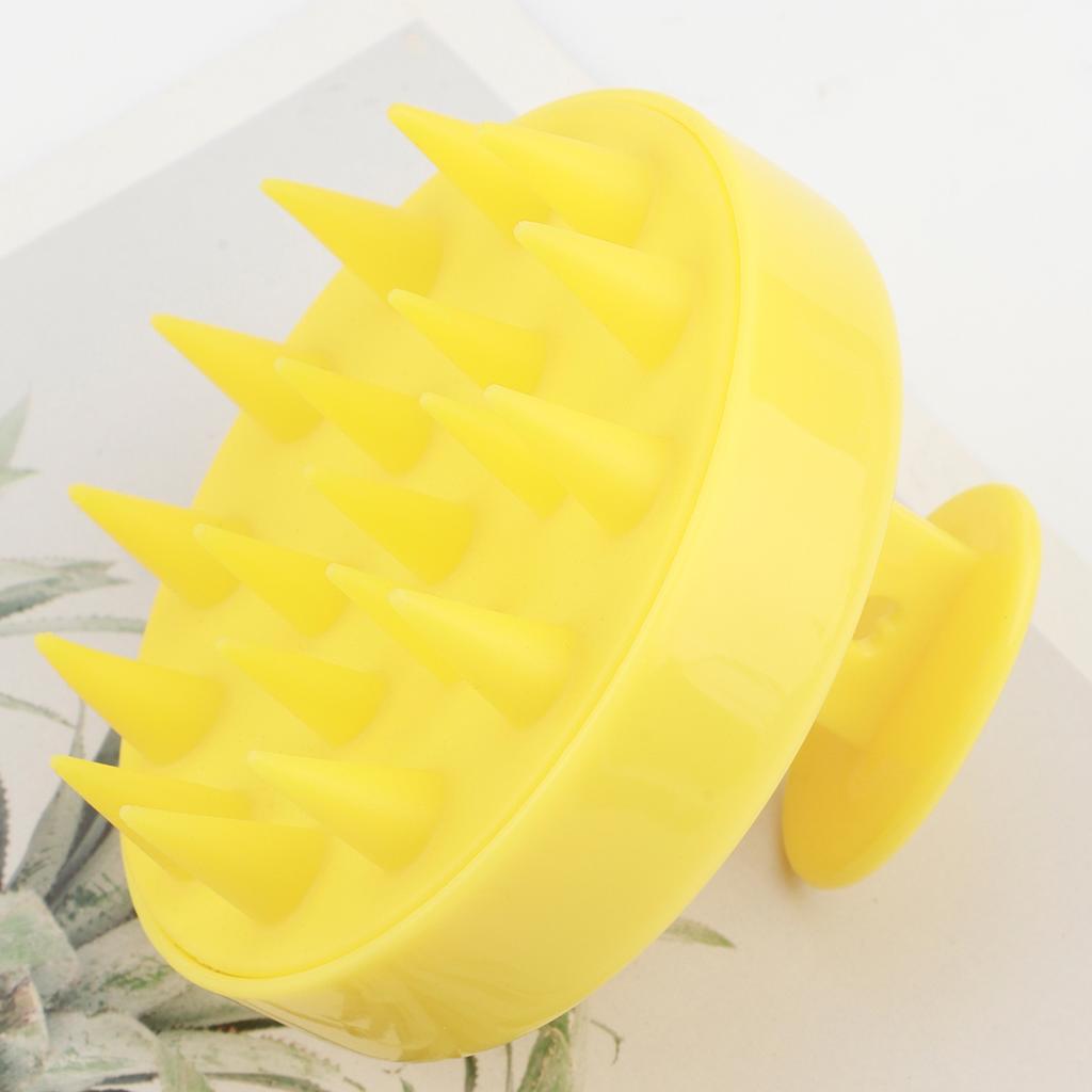 Silicone Shampoo Scalp Hair Massager Head Body Scalp Massage Brush Scalp Massage Brush Comb Magic Handle Brush Spa Massage Brush