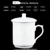 Custom Logo Ceramic Mug: Simple Solid Color Souvenir