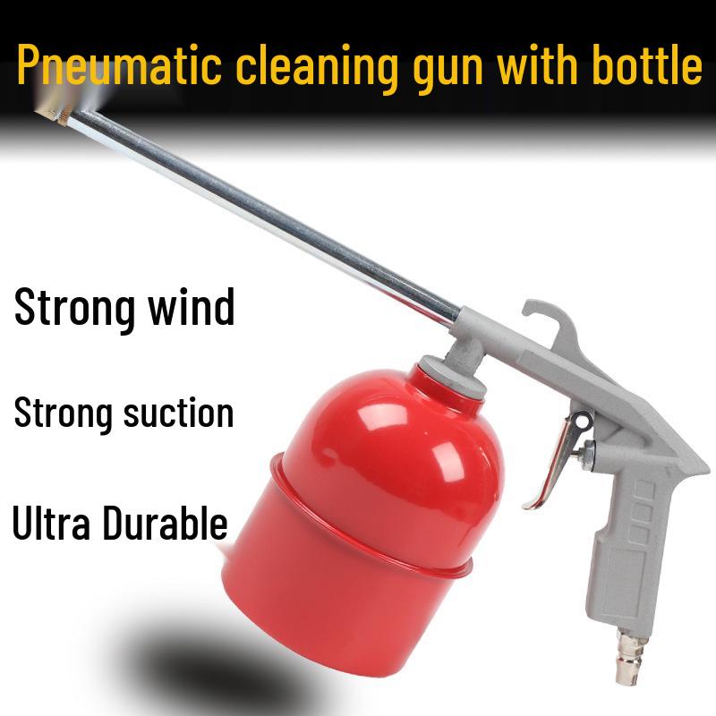 Car Engine & Air Conditioner Dual-Use Cleaning Gun - Pneumatic Water & Air Spray for Dust Removal