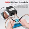 Mini Welding Equipment 8000W 9600Mah Battery Spot Welder Digital Display Rechargeable for 18650 Battery and Welding Nickel Strip