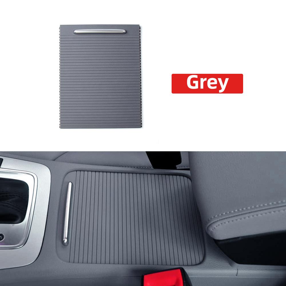 Interior Armrest Center Console Cup Holder Cover Trim Zipper Rolling Shutter Blind Cover For Volkswagen Magotan CC Passat B6 B7