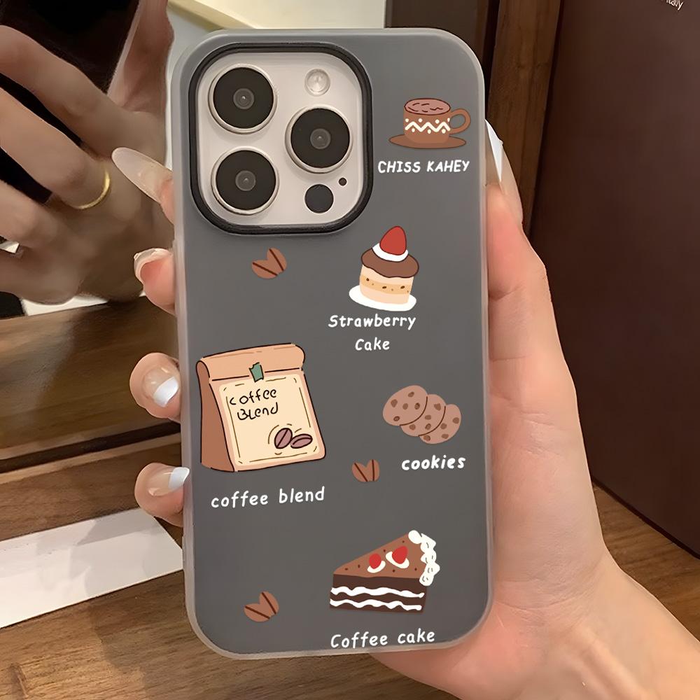 Malovaný kryt na telefon pro iPhone 15 11 13 14 pro 15 16 Pro Max 12 13 16 Pro Roztomilý Módní Vtipný Kryt na telefon se šňůrkou Nejnovější Doporučení Top prodeje