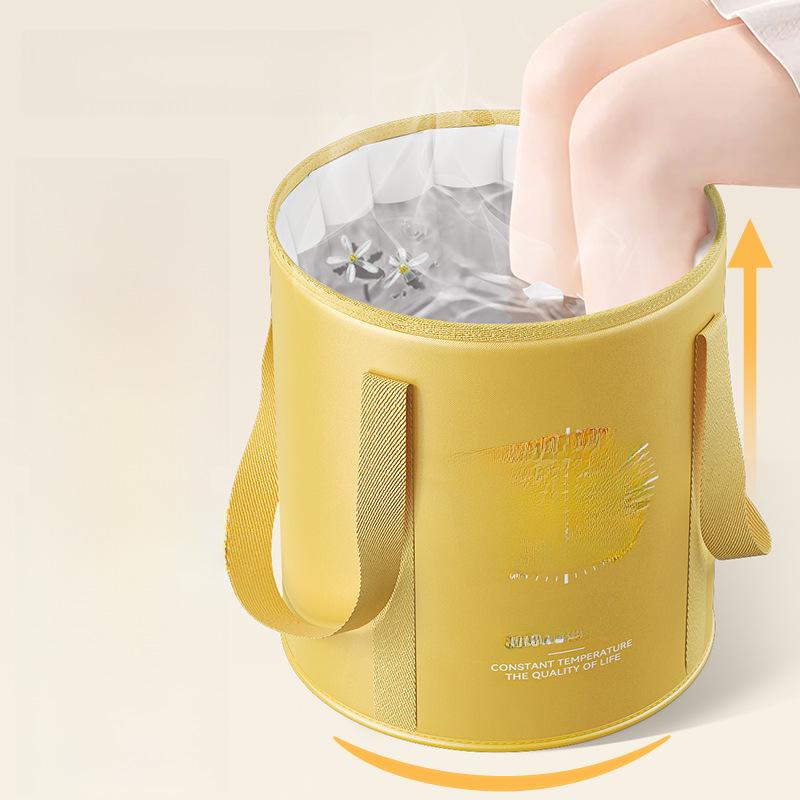 Portable Deep Foldable Foot Bath with Heat Retention and Constant Temperature