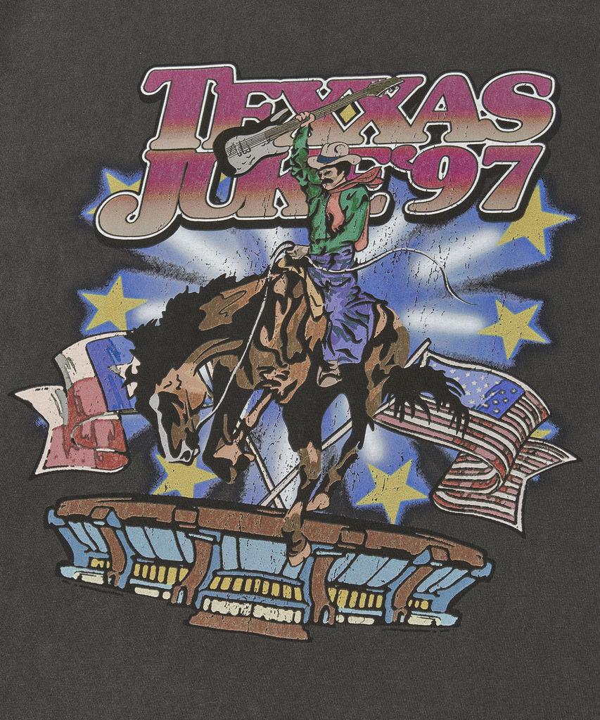 URBANDTYPE Texas Cowboy Jam T-Shirt_Charcoal