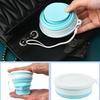 Folding Cup Foldable Collapsible Telescopic Silicone Water Bottle Outdoor Travel Children Cups Teacups Ware Jug Drink Water