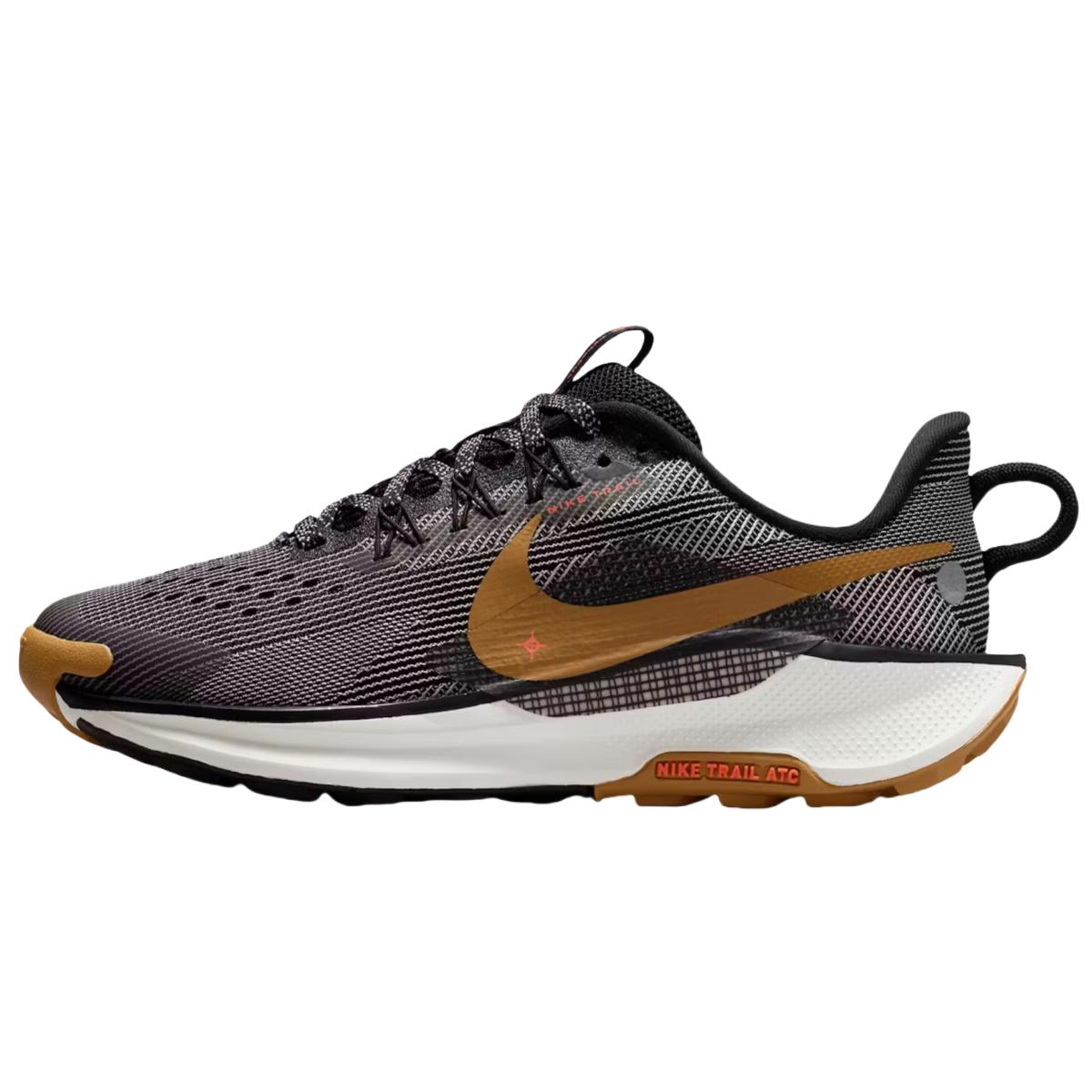 

Новые детские кроссовки Nike Pegasus Trail 5 с низким верхом, устойчивые к истиранию, для бега, черные, коричневые, для подростков FV5638-005 35