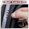 Car Door Rubber Seal Strip Double Layer Protector Noise Insulation Car Windshield Trunk Sealer Weatherstrip Auto Accessories