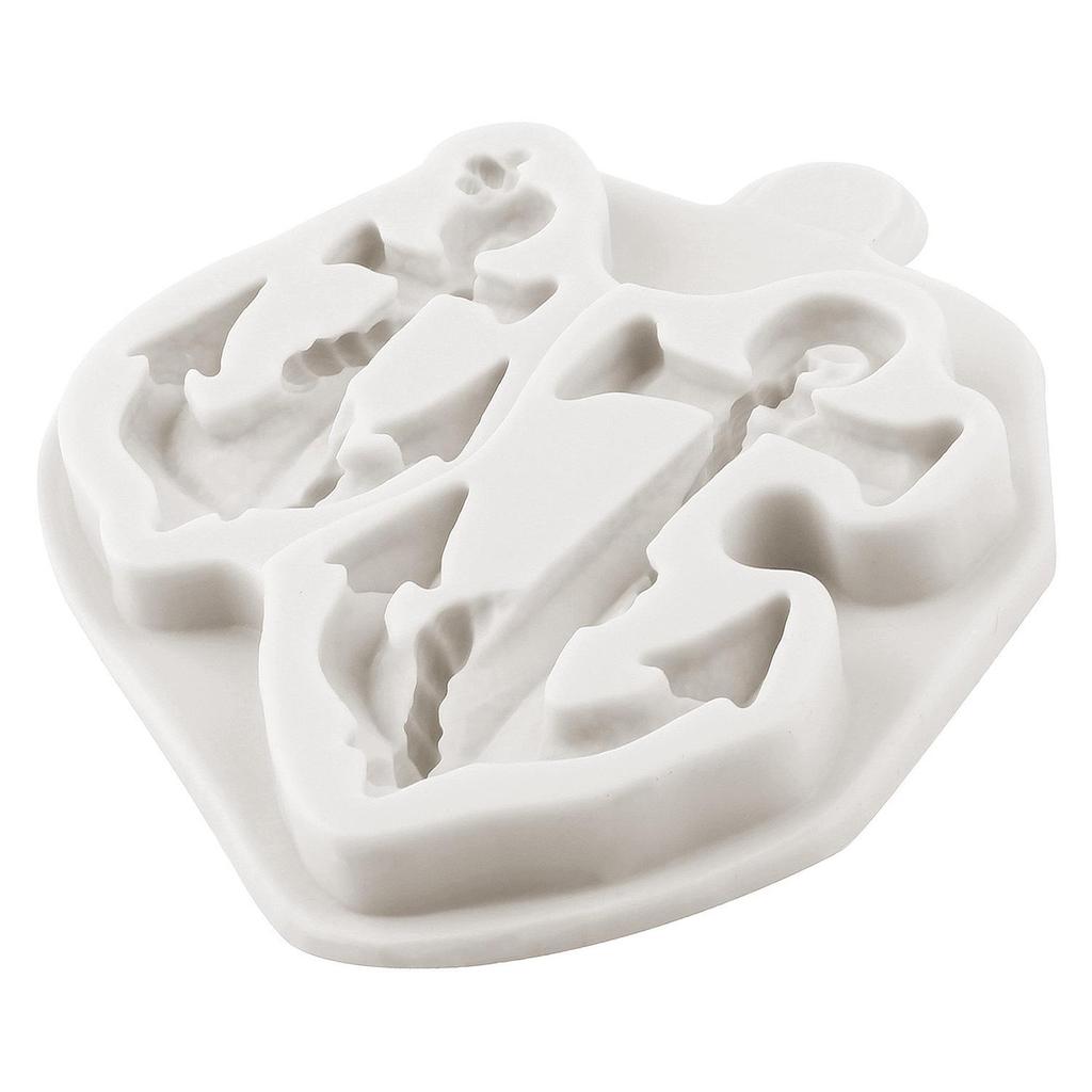 Ship Anchor Silicone Molds Anchor Lighthouse Rudder Fondant Mold Cake Decorating Tools Cupcake Topper Chocolate Candy Craft Gum Paste Polymer Clay