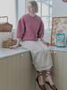AVANT-G Dart Sleeve Sweatshirt - Pink