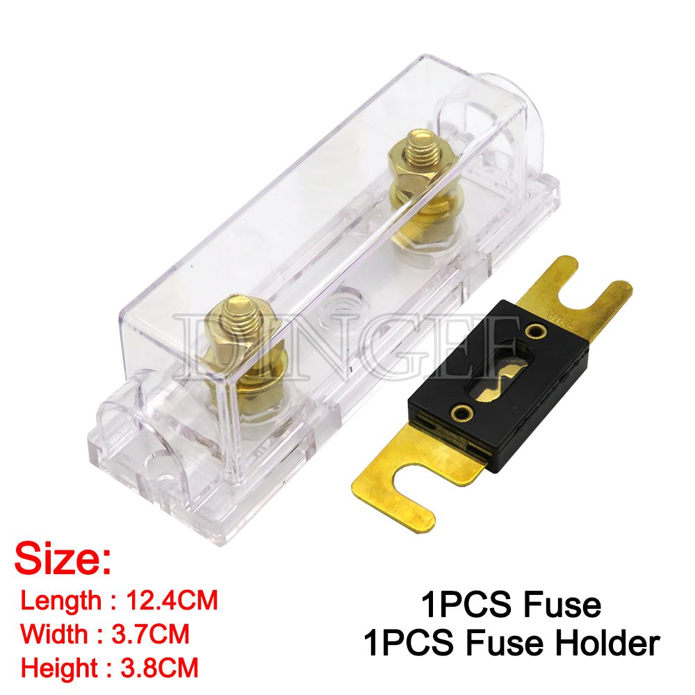 1Set ANL Fuse 60 80 100 120 275 300 400 450A 500 AMP ANS Fuse Holder Bolt-on Fuse Automotive Fuse Holders Fusible Link With Fuse Fuse Holders1