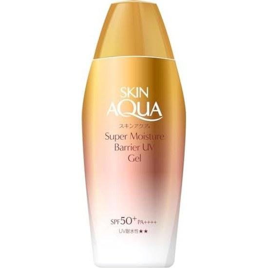 Skin Aqua Super Moisture Barrier UV Gel 100g Hyaluronic Acid Formula SPF50+ PA++++ Close Fit Water Resistant Waterproof Moisturizing Sunscreen K3P M