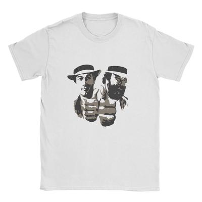 Oversized T Shirt Summer Humor Bud Spencer And Terence Hill Novelty TShirts Cotton Tee Shirt Unisex Basic Short Sleeve Clothing