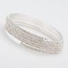 Rhinestone Upper Arm Bracelet Gold Color Full Shiny Rhinestone Bangles  Jewelry Accessories