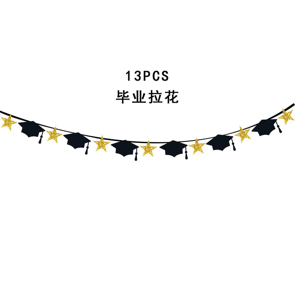 Graduation Party Decorating Doctor'S Hats, Medals, Books, Etc. Cake Decorations, Plugs, Signatures, Graduation Season Flags