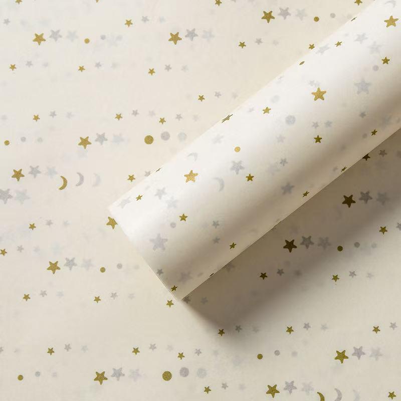 Pearlescent Paper for Fresh Flower Wrapping, High-End Floristry Decor, DIY Base Lining Paper