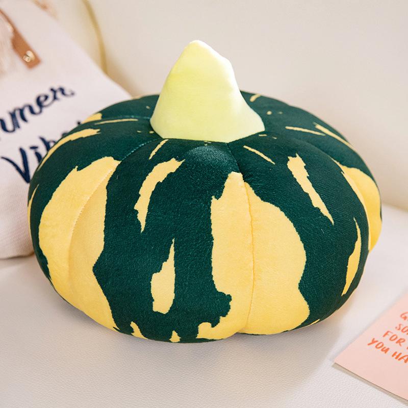 Cartoon Color Simulation Pumpkin Pillow Plush Toy Doll Pumpkin Doll Children'S Ragdoll Halloween Gift