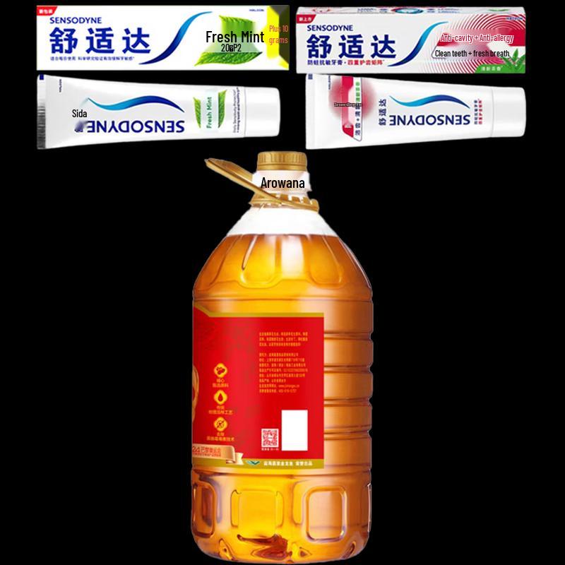 Sensodyne Toothpaste Twin Pack & Aromatic Peanut Oil Bundle