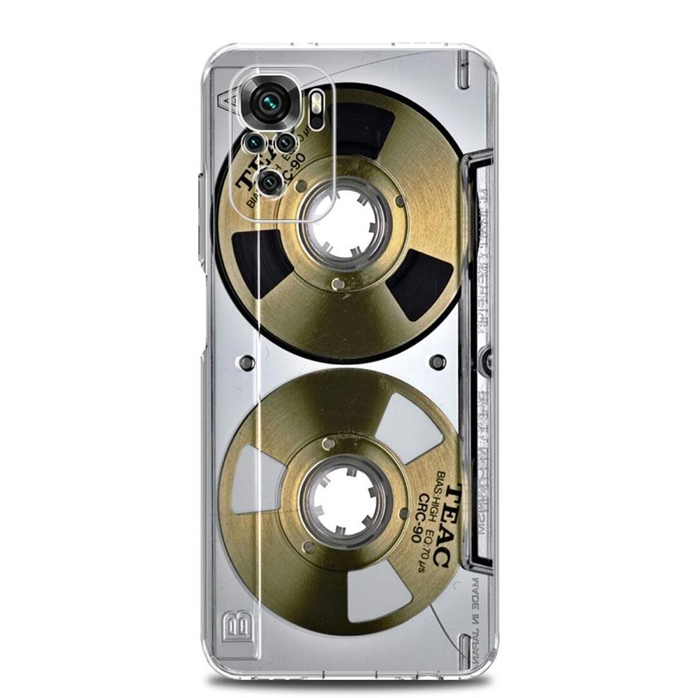 Handyhülle für Xiaomi Redmi Note 15 14 13 12 4G 10 11 Pro Plus 5G 14C 13C 12C 10C 7 Hülle Retro Vintage Kassettenrekorder