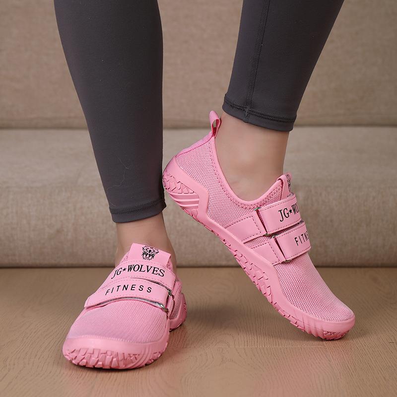 Women Weightlifting Squat Shoes Men's Fitness Cross Training Barefoot Gym Exercise Shoes Elastic Non-slip Casual Sports Shoes