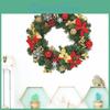 Christmas Wall Claus Santa Wreath Sticker Window Wall Decoration Selfadhesive Entry Door Shop Window Glass New Year Poster