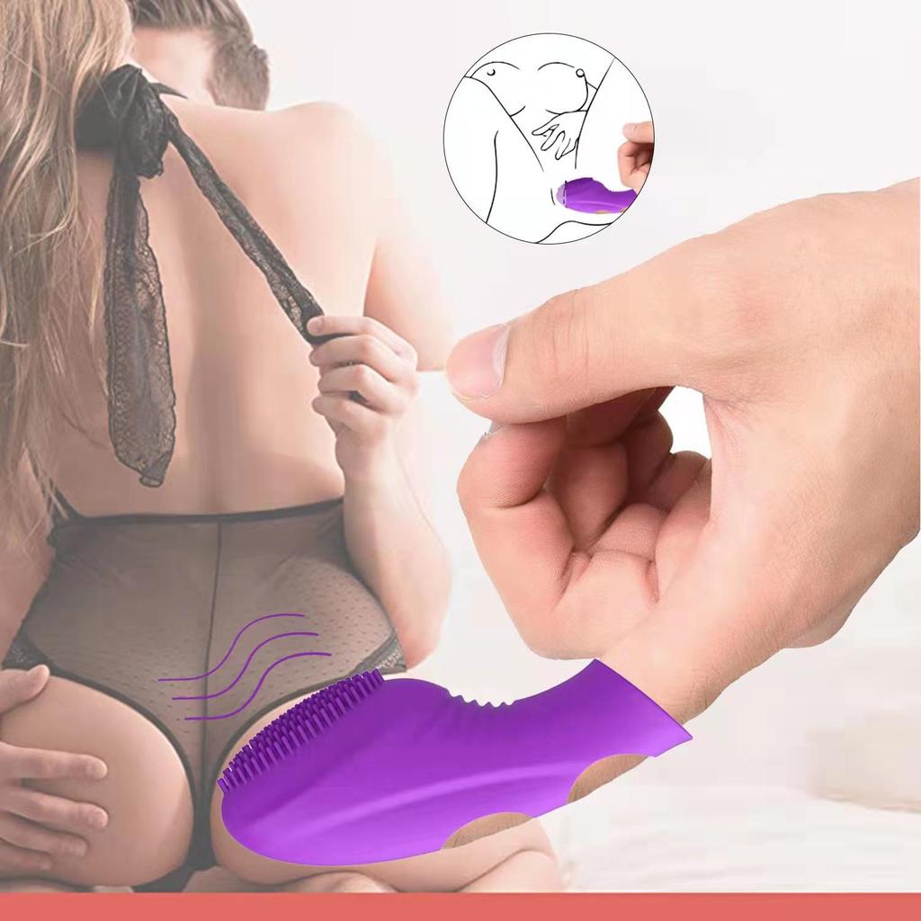 G-Punkt-Vibrator, wasserdicht, Fingerbett, für Männer und Frauen, Flirten, Finger-Sets, Klitoris-Vibratoren, Spielzeug, Massage, Klitorisstimulator für Frauen, Sex-Tools