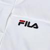 FILA Logo Print Hooded Loose Thick Warm Down Jacket Women Outerwear White F51W348956A-WT