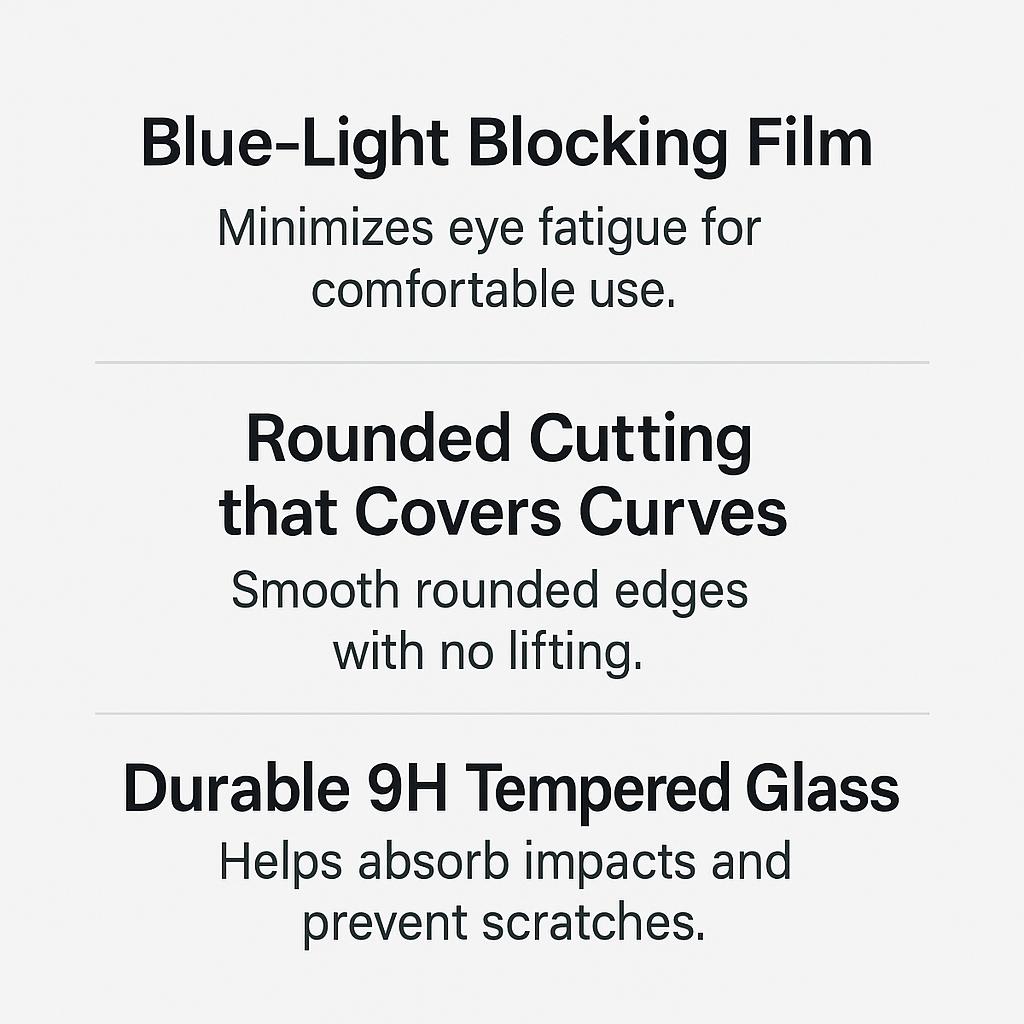 iPhone 15 Pro Max Tempered Glass Screen Protector