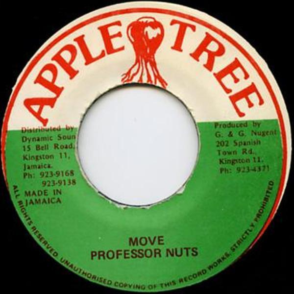 7inch Record PROFESSOR NUTS - Move NONE Apple Tree Jamaica Reggae, Ska & Dub Used