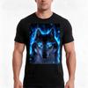Wolf TShirt Summer Casual Cotton Tee Oversized Streetwear Tops Vintage Graphic Print Loose Fit Short Sleeve  Cotton
