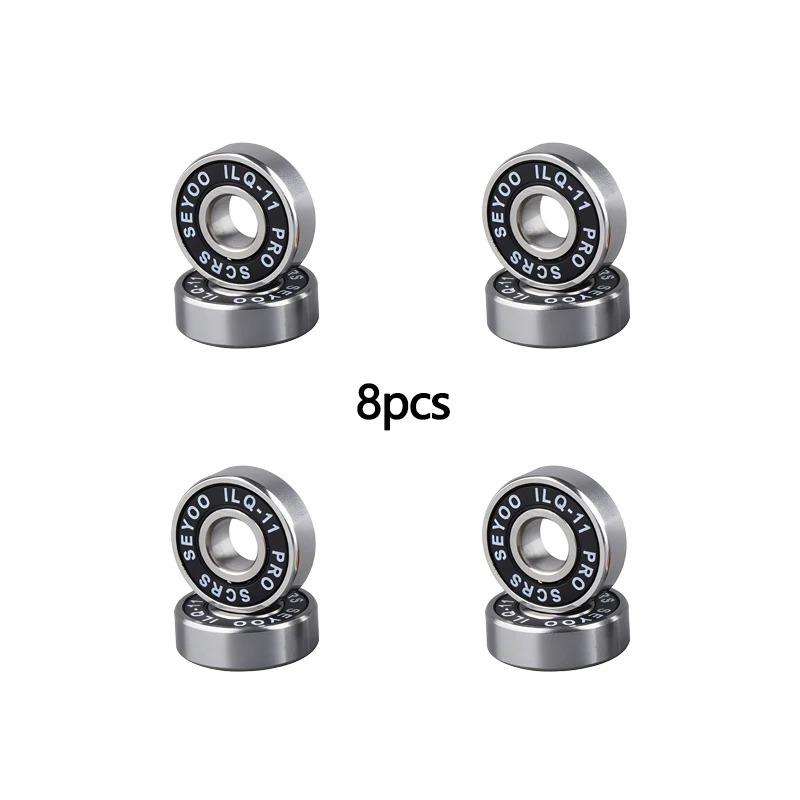 Precision 608 Skateboard Bearings ILQ‑11 High‑Speed Longboard Bearings for Smooth Drifting Cruising Skateboarding Accessories