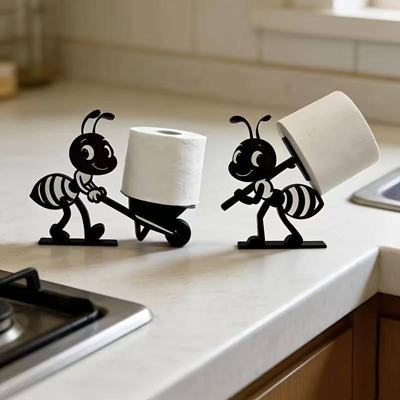 New Ant Tissue Holder With Stable Base 2 Creative Shapes. Unique Home Decor For Bathroom Living Room Bedroom Gift Idea