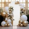 Wedding Arch Cover Spandex Fitted Stand Covers Round Top Backdrop for Birthday Party Ceremony  Wedding Decoration Baby Shower