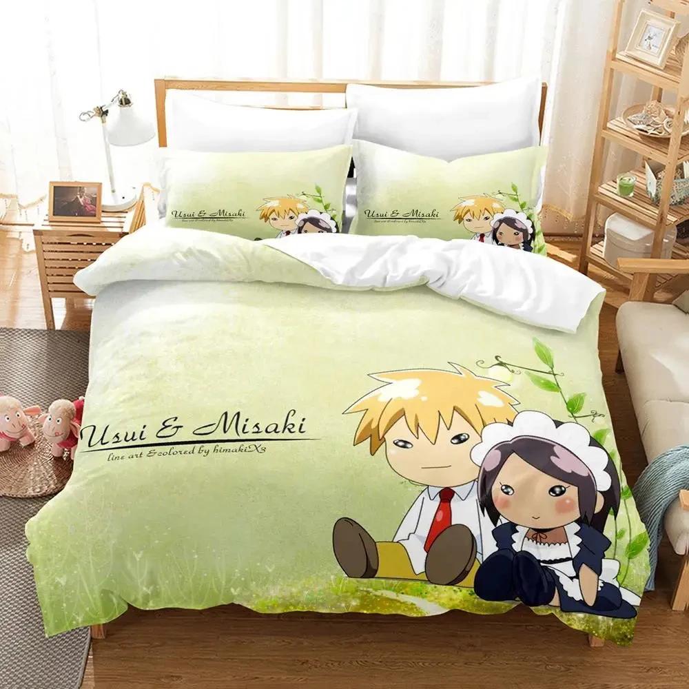 Kaichou Wa Maid-sama Bedding Set Single Double Full Queen King Size Duvet Cover Sets for Adult Boys Bedroom Anime Bed 2025