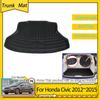 Car Trunk Mat For Honda Civic 9 9th Gen Sedan 2012 2013 2014 2015 Accsesories Non-Slip Rear Boot Cargo Pad EVA Waterproof Carpet