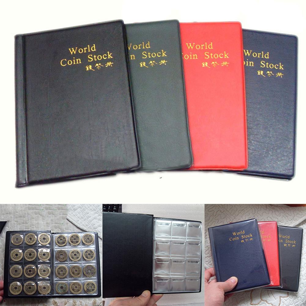 Collection Coin Album 120 Pocket Collection Album Book Collecting Coin Holders Lightweight Storage Penny Money