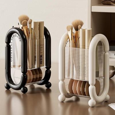 Makeup Brush Organizer Cosmetic Organizer Tube Dresser Top Lipstick Pencil Bucket Brush Powder Puff Holder