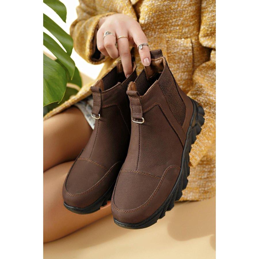 Women's Genuine Leather Casual Ankle Boots Chelsea