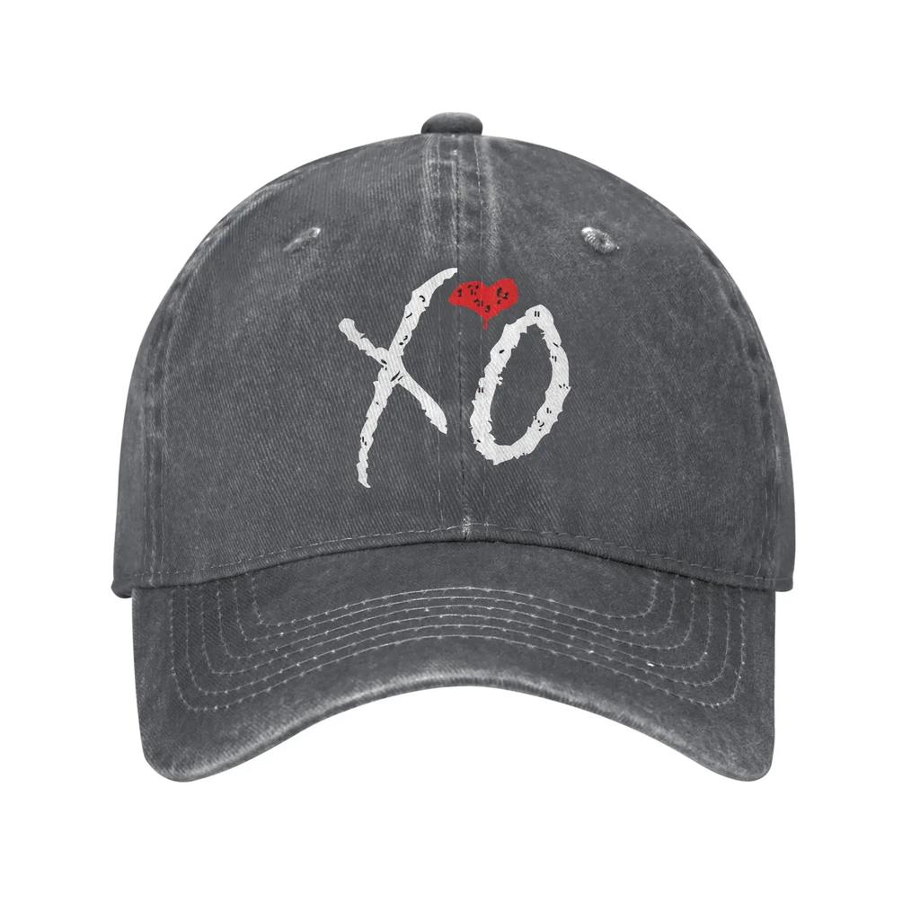 Unisex The Weeknd Muzikinio Turo XO Logotipo Kepurės Aksesuarai Beisbolo Kepurė Klasikinė Trucker Kepurė Reguliuojama