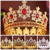 Elegant Baroque Queen Tiaras Luxury Wedding Head Wear Rhinestone Diadem  Photography Props