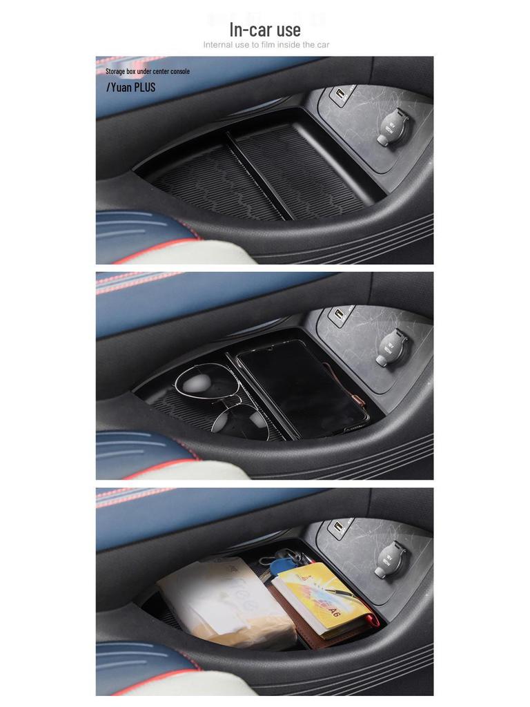BYD Yuan PLUS 22-24 Center Console Storage Box Organizer