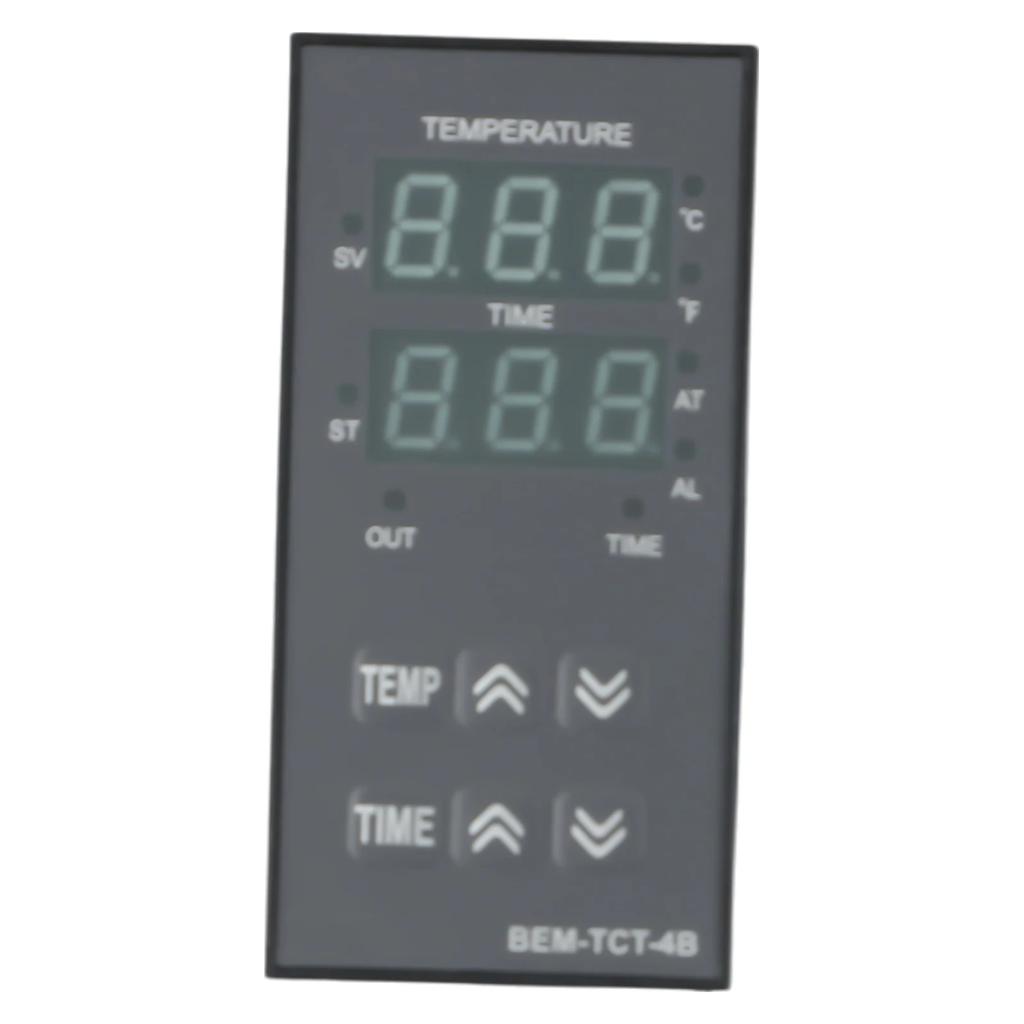 Heat Press Machine Digital Thermostat  BEM TCT 4B KR Time Temperature Controller  Built in Buzzer  Precision Circuit Board