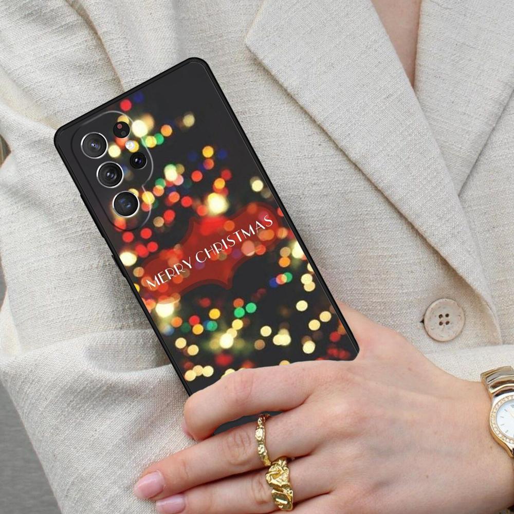 Christmas Tree New Year Cell Phone Case for Samsung Galaxy S26 Ultra S25 S24 S23 S22 S21 S20 Note10 Cover