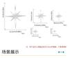 42pcs Acrylic Star Mirror Wall Sticker Removable Waterproof With-adhesive Children Room Kindergarten Home Decoration
