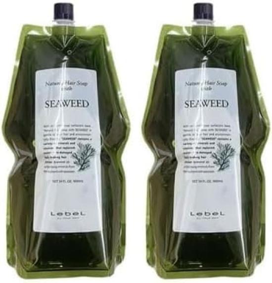 

[Set of 2] Lebel Natural Hair Soap with SW (Seaweed) 1600ml Refill
