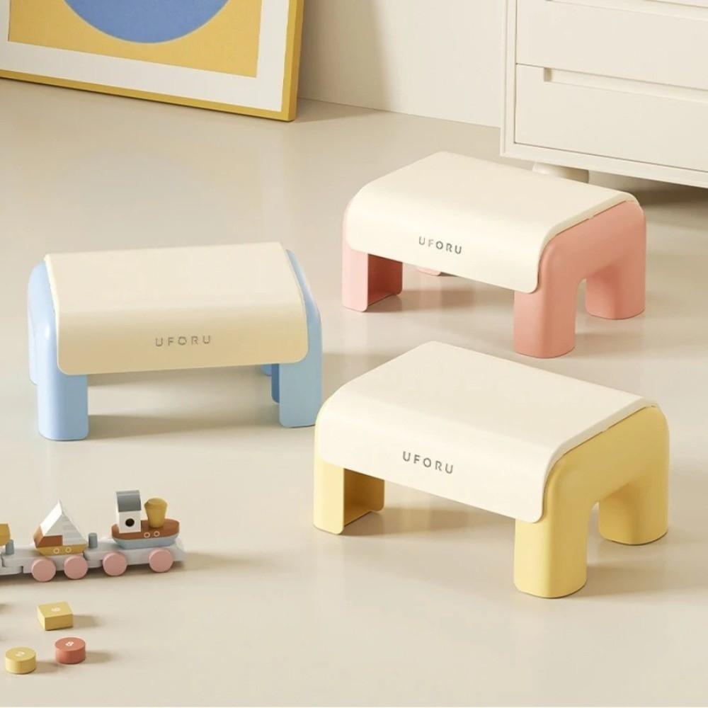 Waterproof Bathroom Foot Stool Anti-Sli Ergonomic Footstool Thickened Children's Toilet Stool